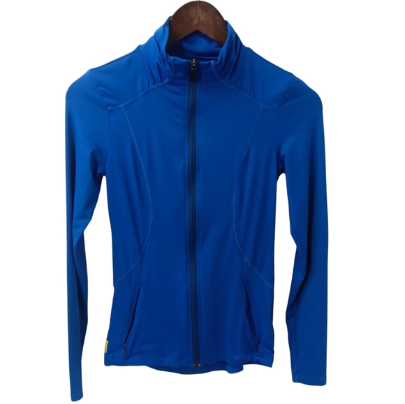 Lole Jackets & Blazers - Lolë Royal Blue Zip-Up Cardigan Running Workout Jacket XXS